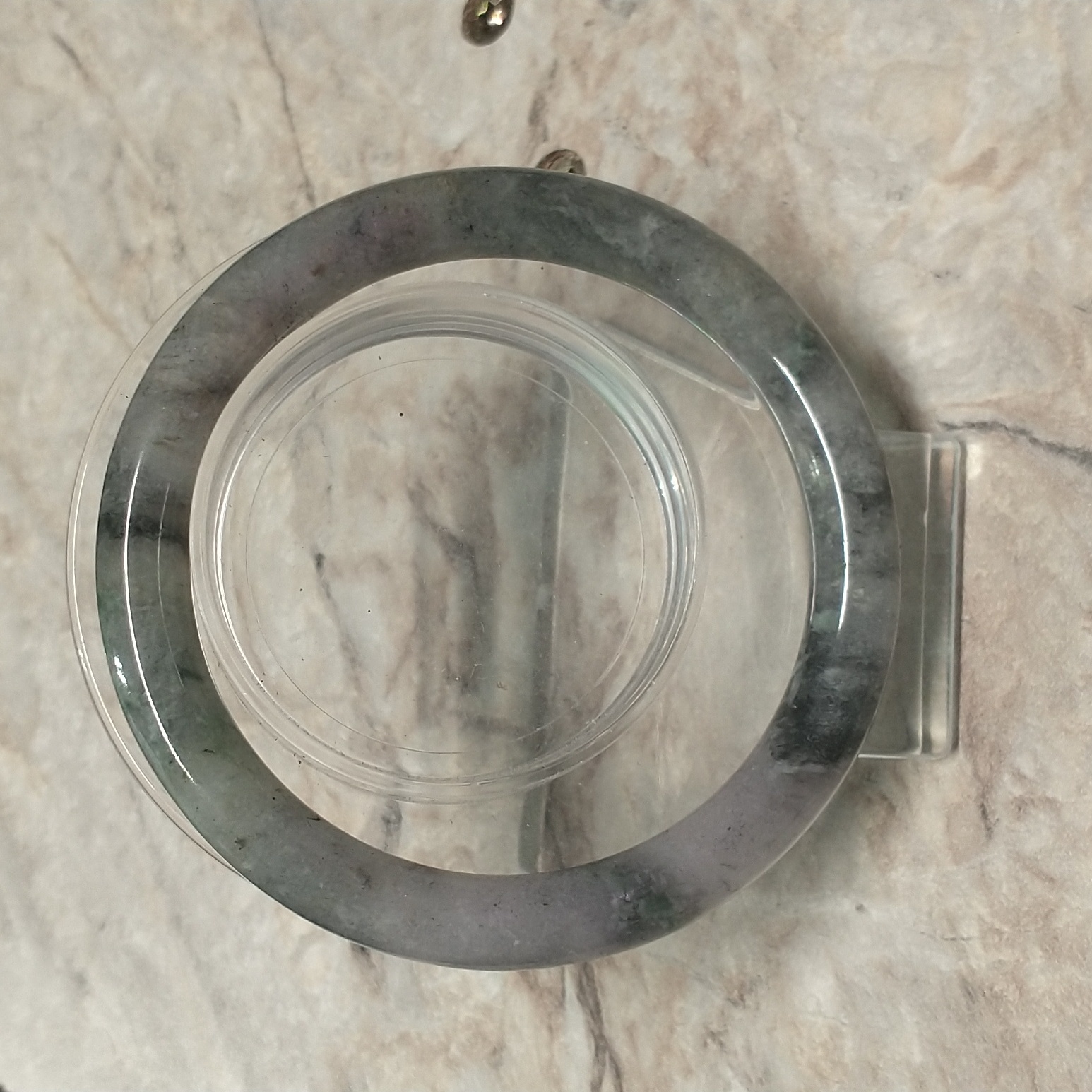 Water Jadeite Bangle